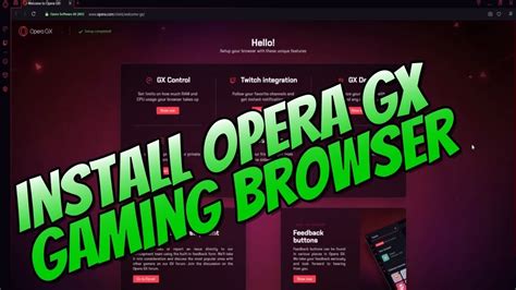 Recommandez-le Aujourd&39;hui mture, Opera GX reprend presque toutes les fonctionnalits du navigateur web Opera avec plusieurs lments uniques. . Opera gx setup download